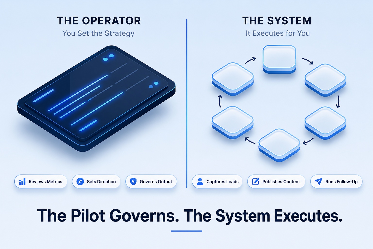 The Pilot Governs. The System Executes.